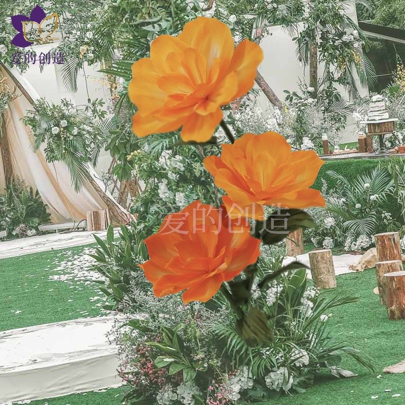 大型婚庆丝网花真丝婚礼道具场景布置手工立体仿真纸艺花立杆路引,节庆用品/礼品,婚庆绢花,淘宝优惠券,粉丝福利购,淘宝优惠卷