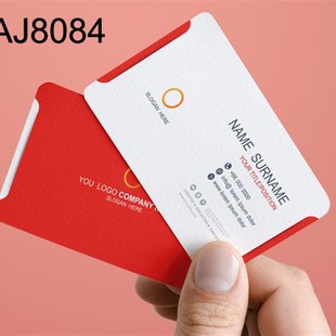 米白色名片印刷尼桑白卡设计制作高档加急加厚350克刚古滑面超感