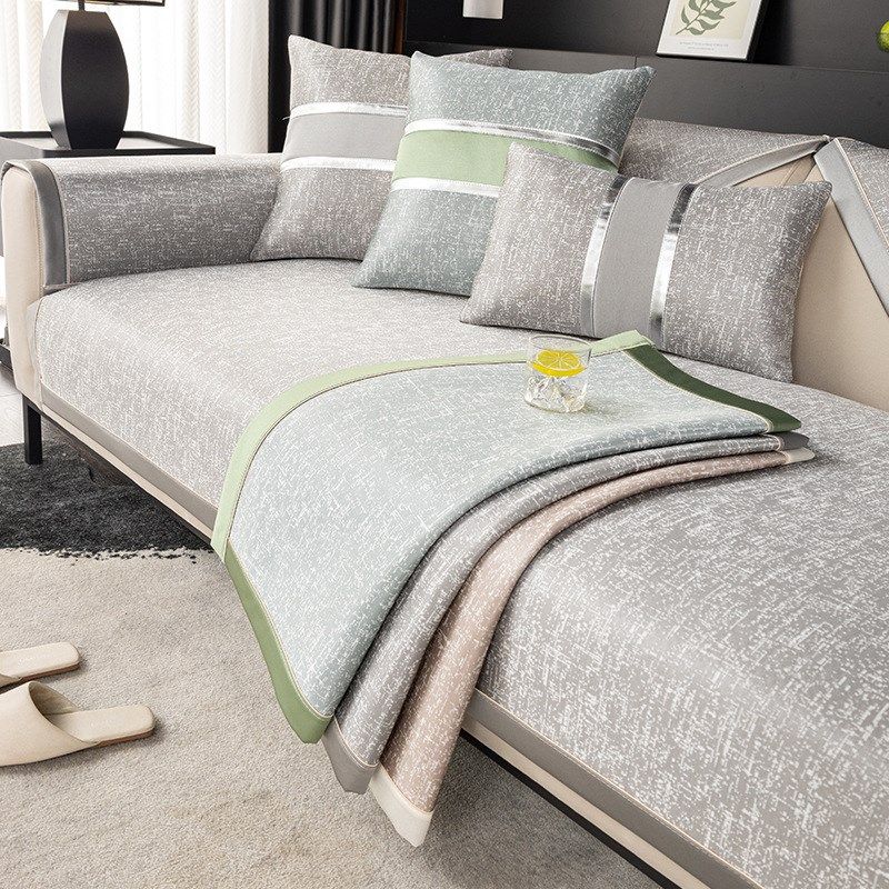 冰丝冷感沙发垫夏季新款2024凉席坐垫防滑夏天凉垫沙发套罩盖布巾,居家布艺,沙发套,淘宝优惠券,粉丝福利购,淘宝优惠卷