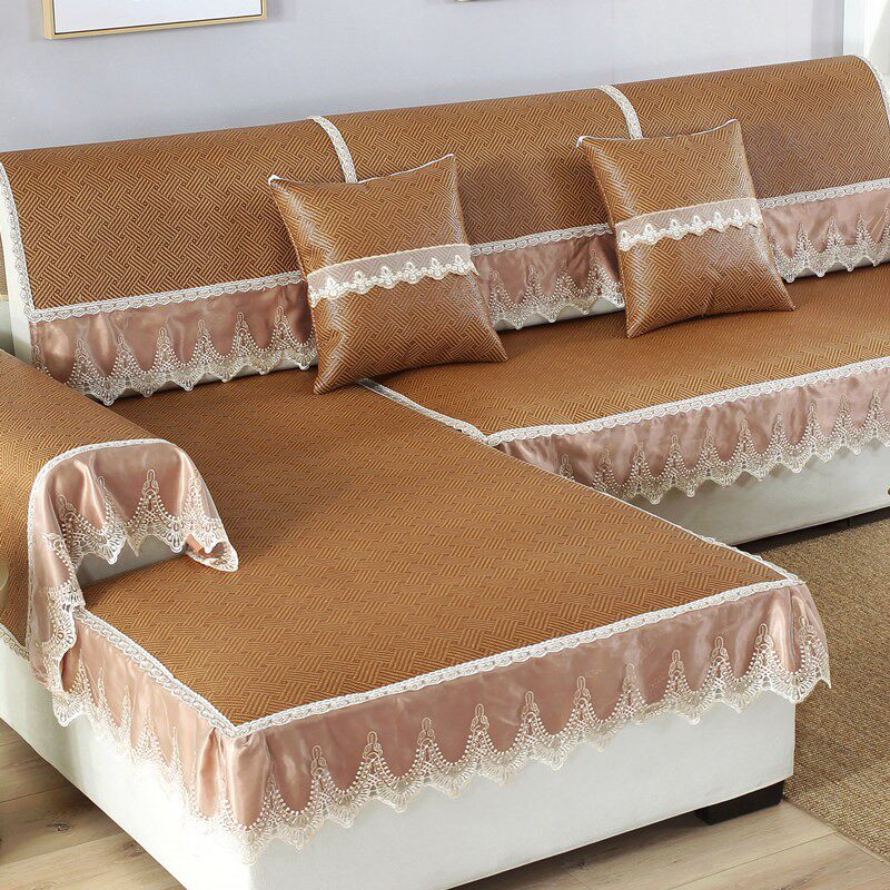 沙发垫夏季凉席冰丝竹藤席坐垫子夏天款布艺防滑实木沙发罩巾定做,居家布艺,沙发垫,淘宝优惠券,粉丝福利购,淘宝优惠卷