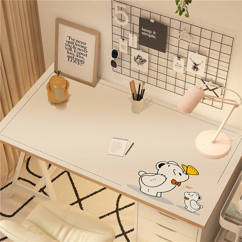 护眼书桌垫卡通学生环保皮革桌布儿童学习写字桌垫电脑桌面保护垫