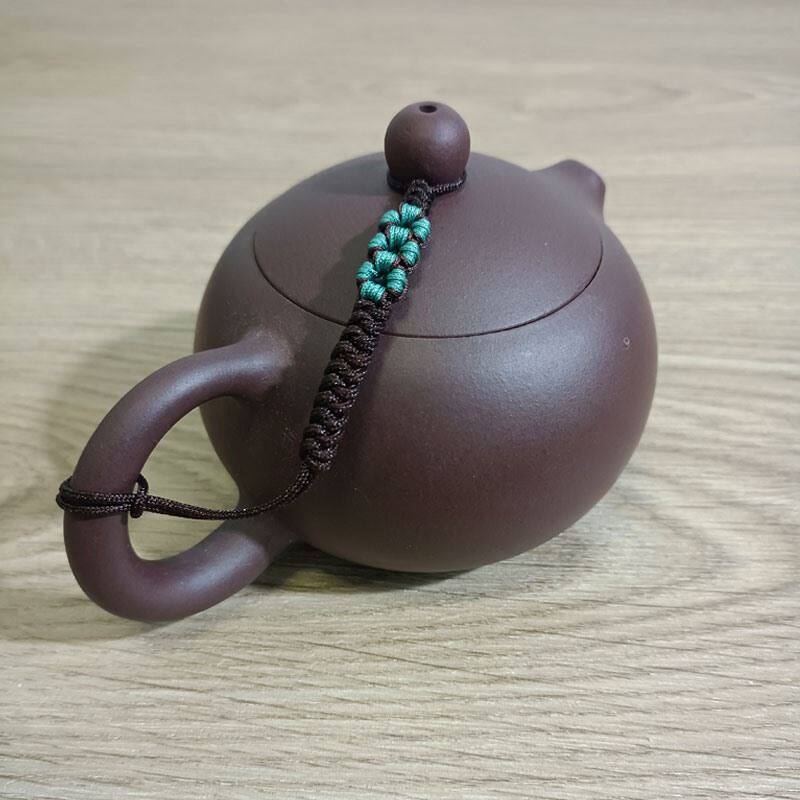 茶壶盖防摔绳手工紫砂壶连接绳西施壶挂壶绳手把壶绑壶绳杯子绳线