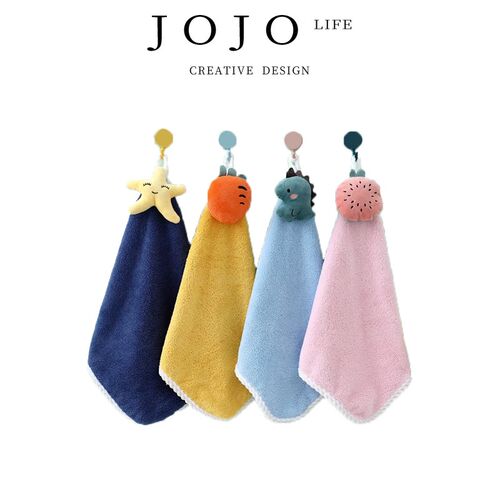 JOJOS L. PD.Branch.毛巾擦手巾挂式可爱超强吸水小毛巾  沅枝