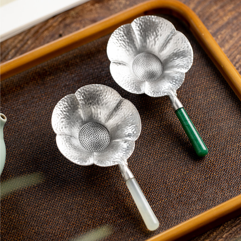 新款 纯锡茶漏泡茶过滤器 功夫茶具配件茶壶公杯茶杯茶叶过滤网