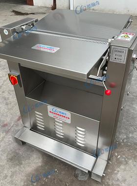 大中型产能肉联厂去猪油皮机 屠宰场快速全自动五花肉剔皮刮机