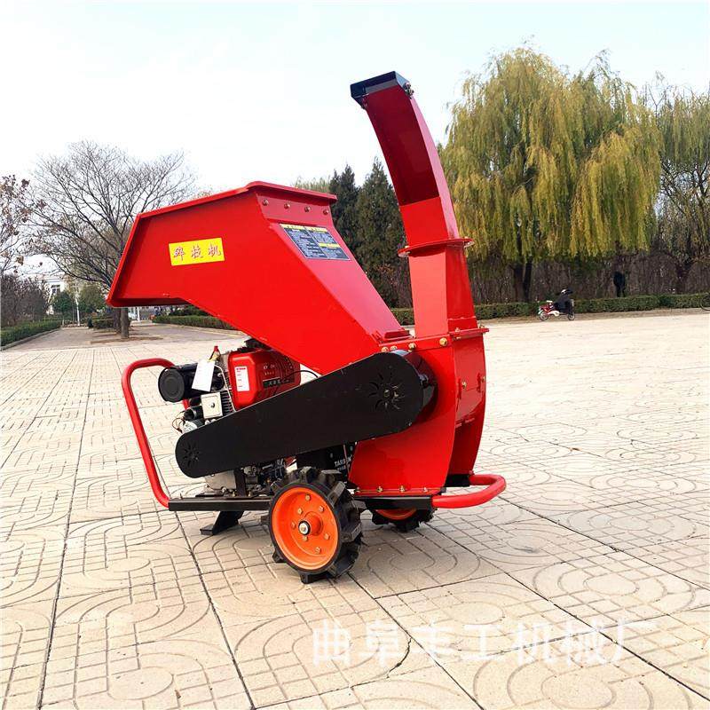园林绿化碎枝机 废弃树枝小型移动方便粉碎机 农用果园碎枝机