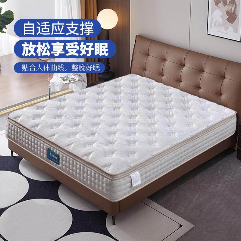 双层弹簧床垫软垫家具家用厚26cm主卧2X1.8米席梦思床垫子静音