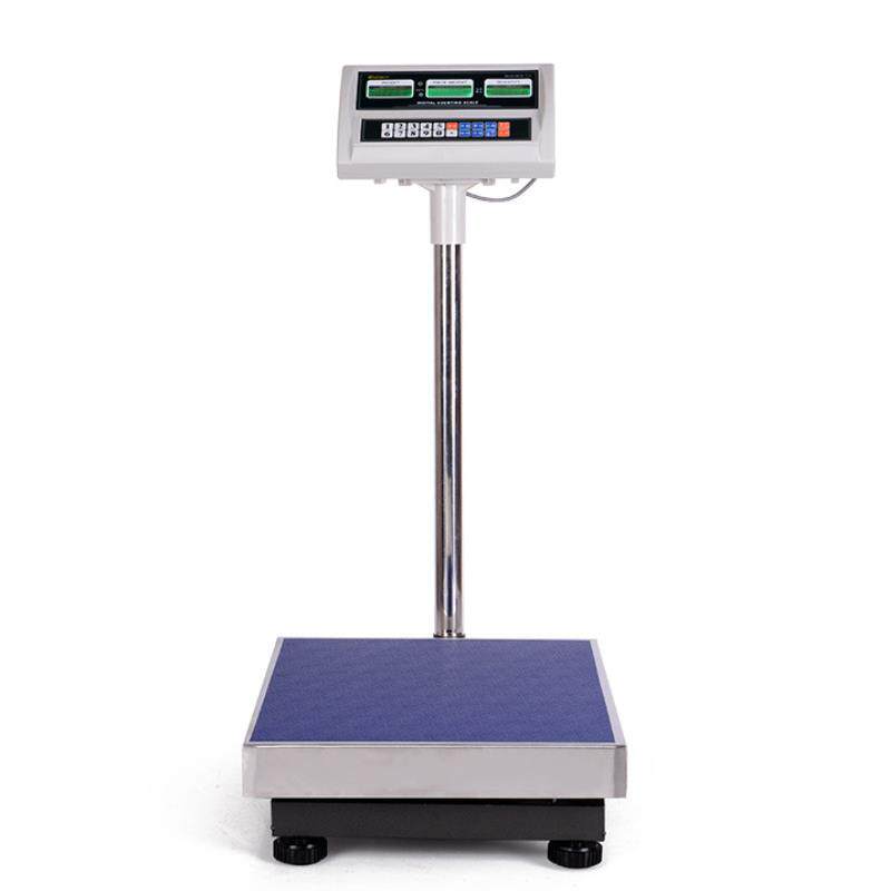 液晶背光显示电子称台秤 称量60kg精度1g 不锈钢台面尺寸:30*40cm
