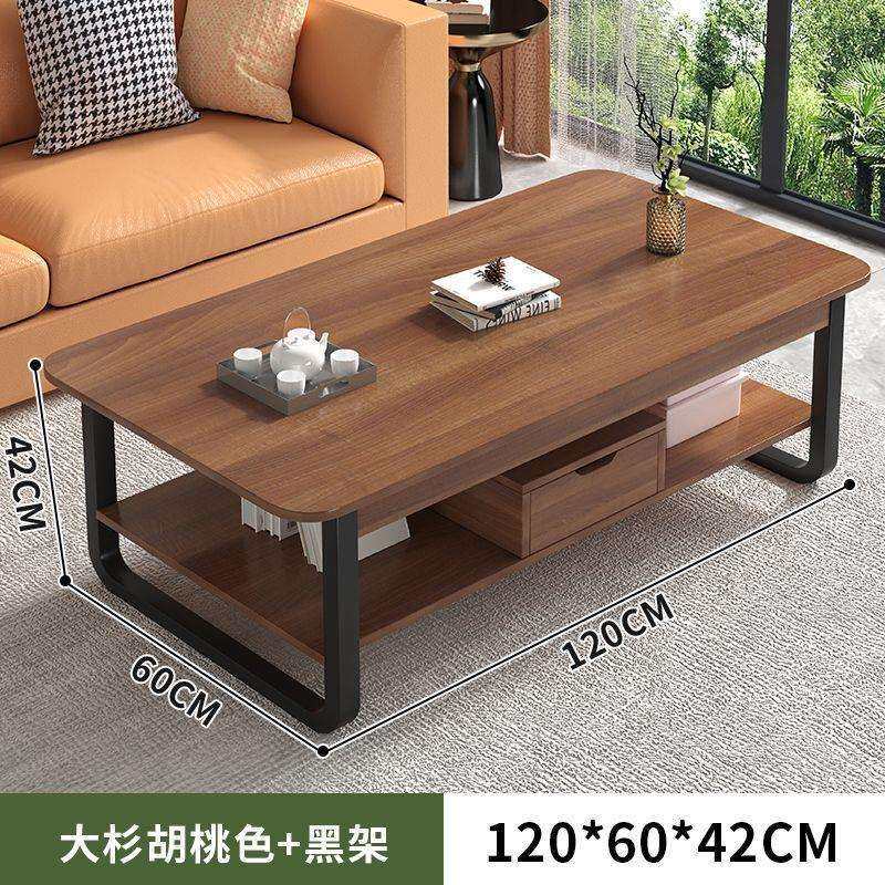 茶几客厅家用轻奢简约现代小户型办公室茶台欧式钢化玻璃茶几桌子