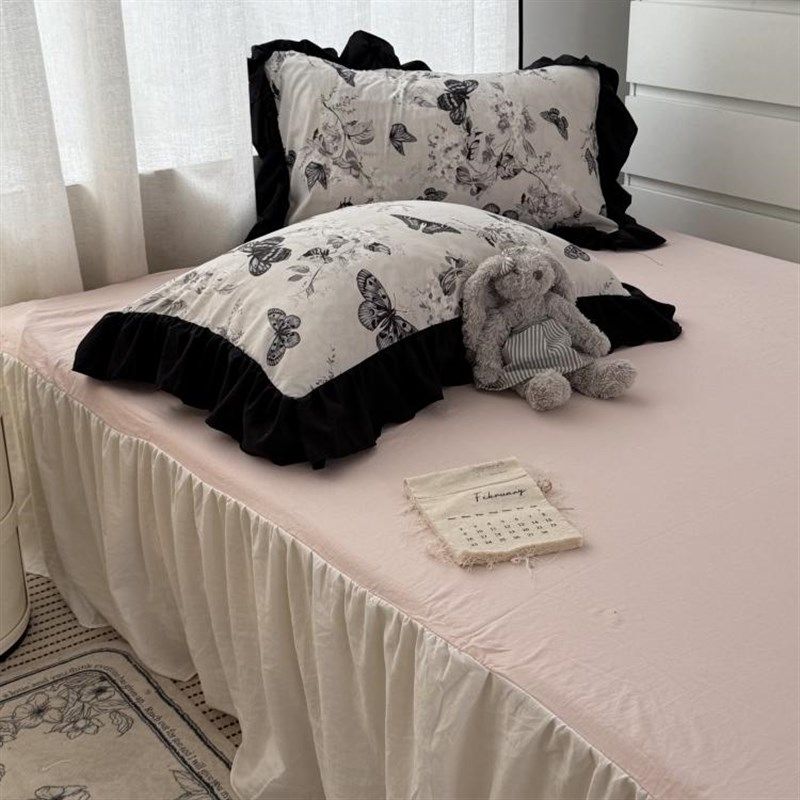 法式韩系公主风花边床裙150*200cm单件床裙床垫保护罩单双人床裙,床上用品,床裙,淘宝优惠券,粉丝福利购,淘宝优惠卷