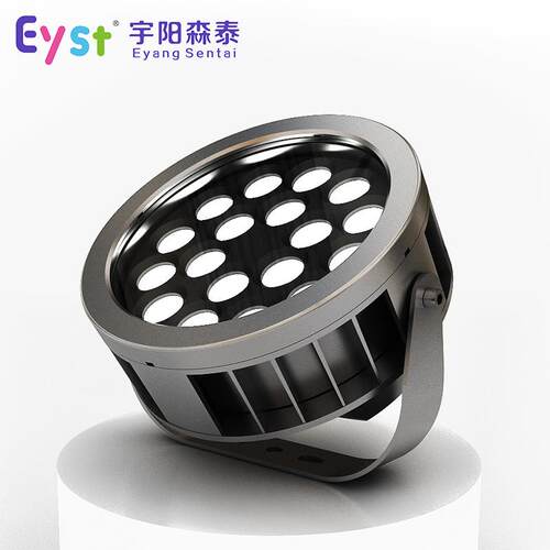 LED投光灯泛光灯照树灯插地灯鸟窝灯50W楼体亮化照柱灯圆形投光灯