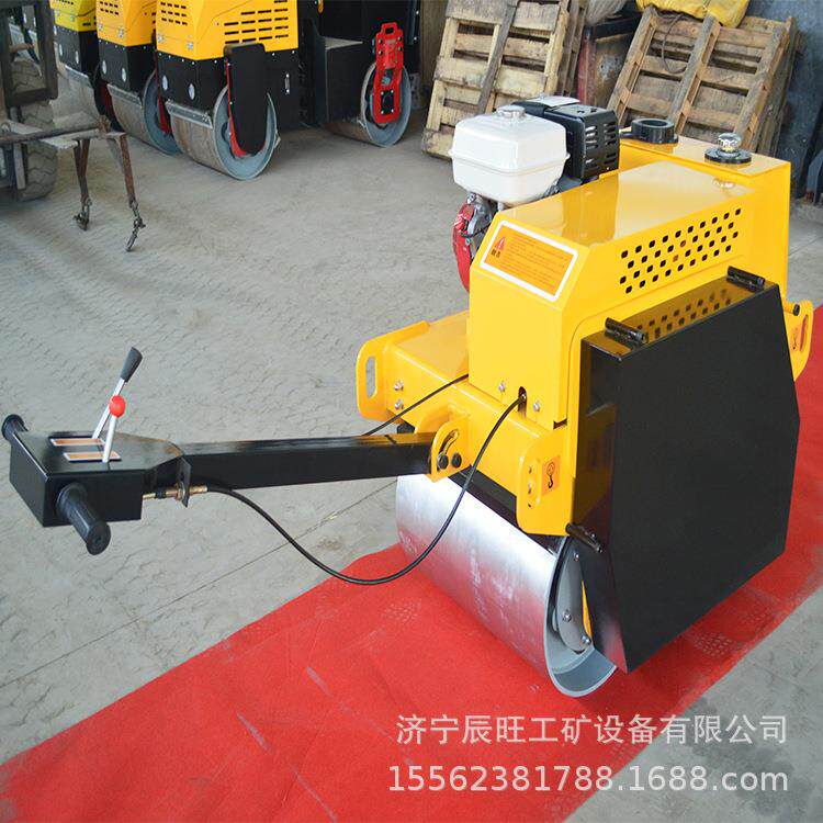 夯实机压路机柴油汽油电动压路机手扶双钢轮振动压路机
