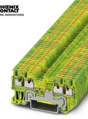 菲尼克斯 接地端子直插式黄绿色 PT 1,5/S-QUATTRO-PE-3208333