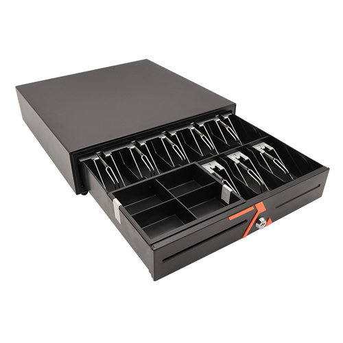 热卖爆款钱箱收款箱商用带锁三档抽屉式钱箱盒子现金盒收银机钱箱