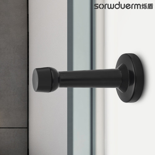 烁盾不锈钢门顶卫生间防撞门碰缓冲橡胶地碰房门门挡防撞门阻加厚