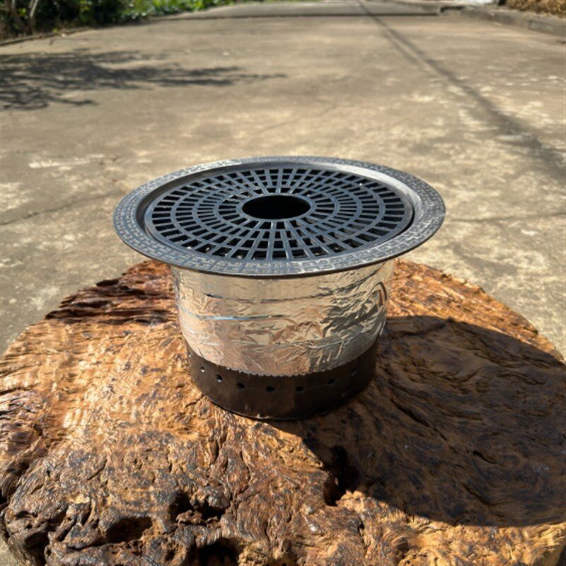 新桌面款满焊木墩围炉铸铁炭炉火炉烧烤煮茶火锅烧烤双层炉心碳炉,特色手工艺,其他特色工艺品,淘宝优惠券,粉丝福利购,淘宝优惠卷