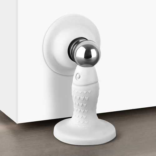 门吸免打孔强磁墙吸防撞防盗门磁铁吸门器打孔式门挡防风门阻厕所