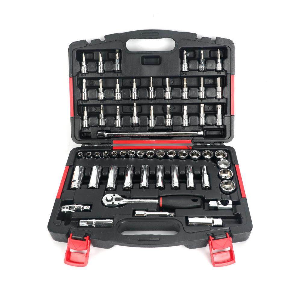 力易得58件套10mm系列套筒套装机修工具组套E1228