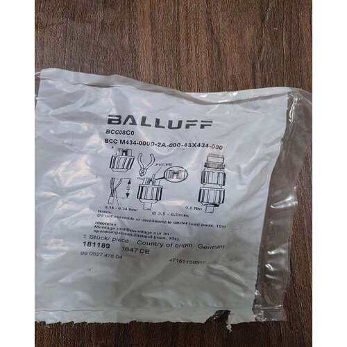 BALLUFFBCC08C0接线接插件BCC M434-0000-2A-000-43X434-000现货