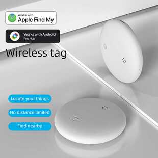 双系统谷歌iOS定位器全球查找追踪寻物器 定位器 圆形防丢器通用版