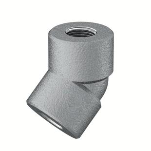 118P122 耐高压300不锈钢内丝45°弯头 NPT Female