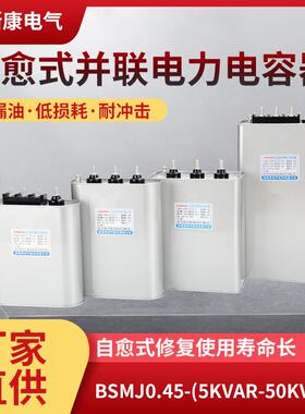自愈式并联电力电容器 BSMJ0.45共补型三相450v无功补偿30Kvar