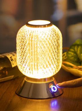 七彩LED充电酒吧台灯KTV桌面防水蜡烛创意吧台灯咖啡厅桌灯小夜灯