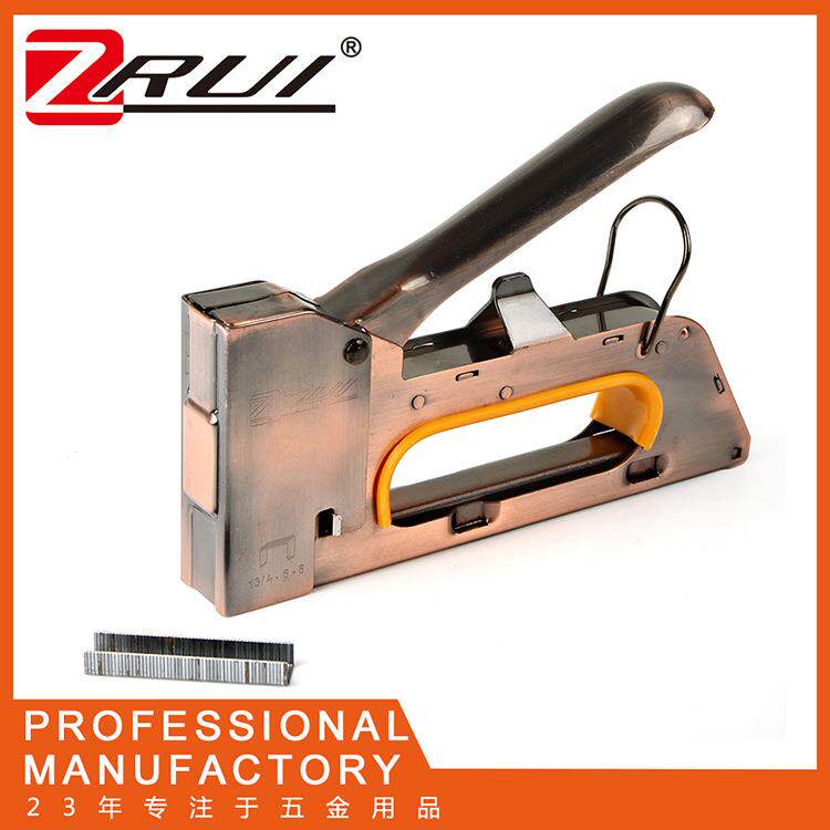 高档古铜射钉枪1008f手动码钉枪打钉机装修装潢门框装潢招牌广告