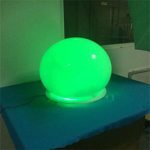 圣诞礼品罩亚克力大号圣诞球带底座雪花球有机玻璃发光大半球