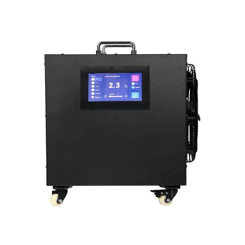 跨境冰浴冷暖一体充气拉丝冰桶泡澡桶康复保健冷水机制冷机全功能