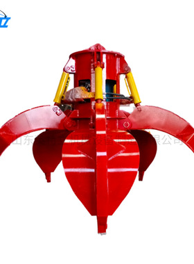 Excavator accessories Lotus gripper多功能液压莲花抓钢机