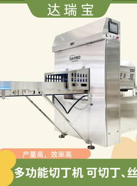 Y达瑞宝连续式切块机 肉粒芝士类全不锈钢材料制成的多功能切丁机