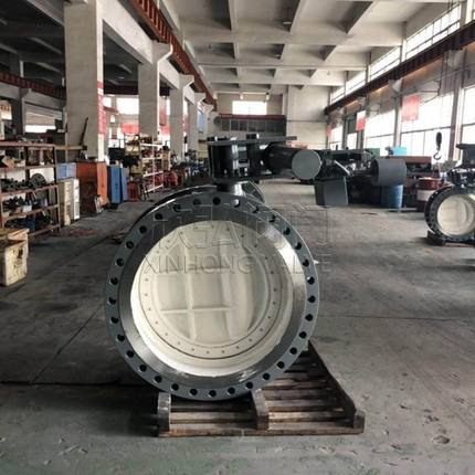 H647H气动快闭蝶形止回阀 不锈钢 大口径 排放 球墨铸铁 欣弘阀门