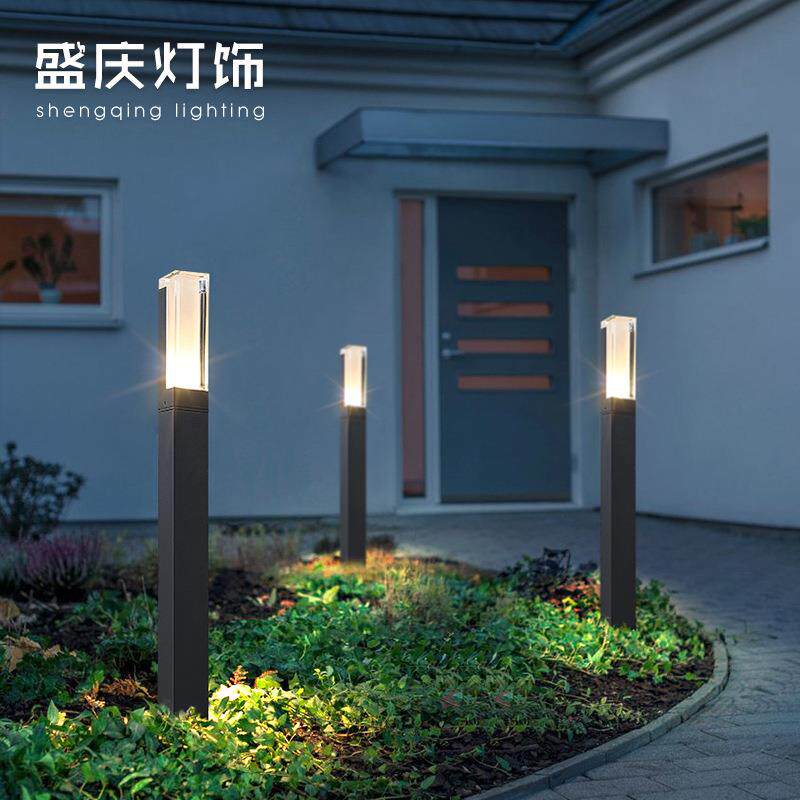 户外亚克力草坪灯led防水景观庭院灯室外过道花园别墅地插草地灯