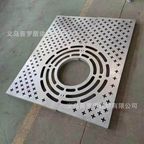 工厂切割钢板树篦子耐候钢板护树盖板不锈钢板树池篦子园林道路