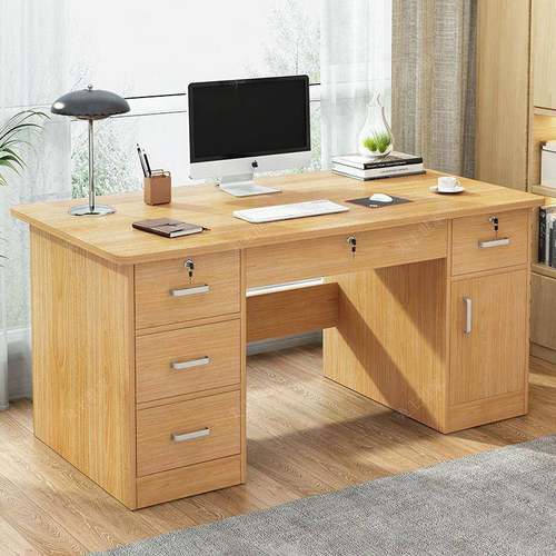 电脑桌台式家用简约现代办公桌子卧室书桌组合简易学生学习写字桌