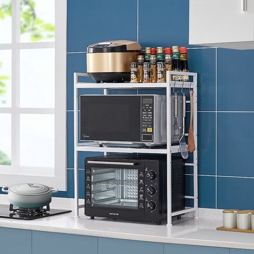 新款伸缩微波炉架家用厨房多功能落地微波炉置物架烤箱架