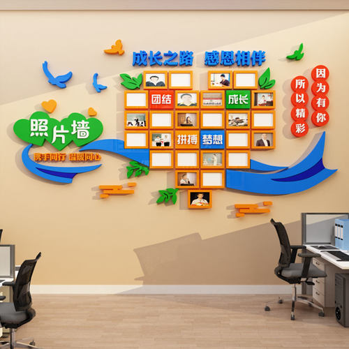教师资风采文化墙大厅形象简介照片展示幼儿园学校办公室布置装饰