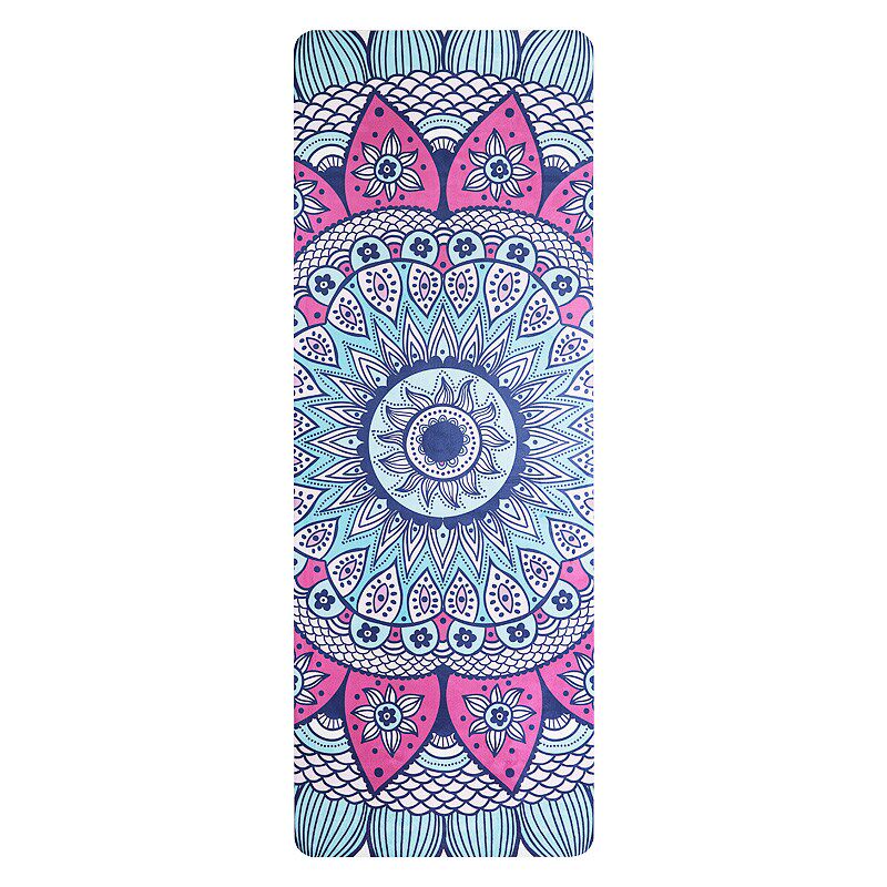 便携可折叠瑜伽垫女薄款天然橡胶防滑铺巾初学者家用地垫子瑜珈毯