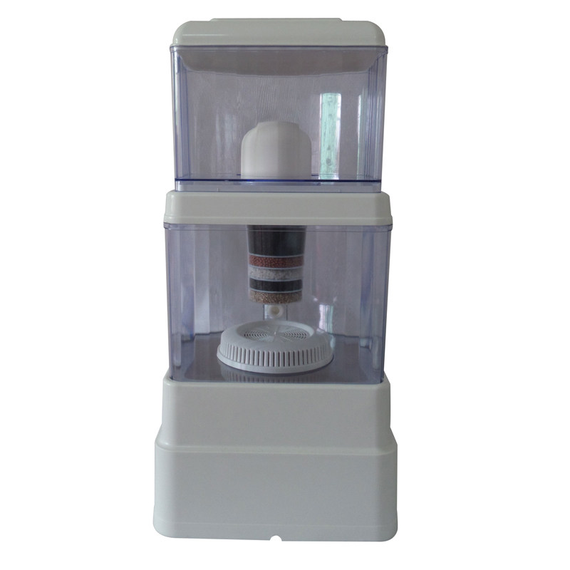 悦莱泉21升台式家用直饮 自来水陶瓷滤芯过滤器净水净化器矿泉壶