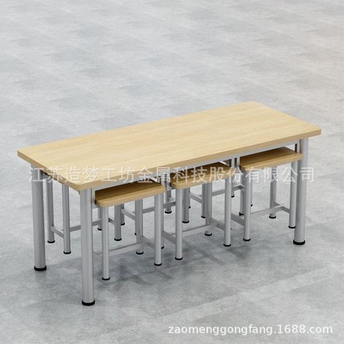 学校食堂餐桌员工饭堂桌椅学生餐厅桌子6人工厂职工食堂餐桌椅4人