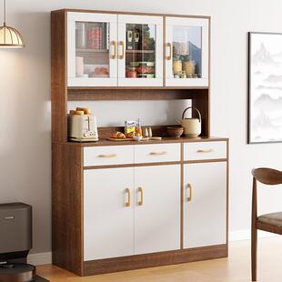 酒柜现代简约餐边柜客厅靠墙家用餐厅储物柜高立式厨房橱柜碗柜子