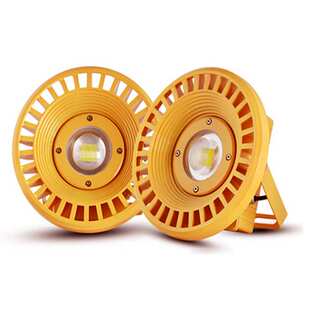 LED圆形防爆灯 投光灯50W200W泛光灯 加油站石油车间化工厂防爆灯