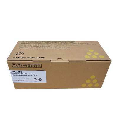 理光原装SPC220C型墨粉(406207/406208/406209/406210)黑青红黄色