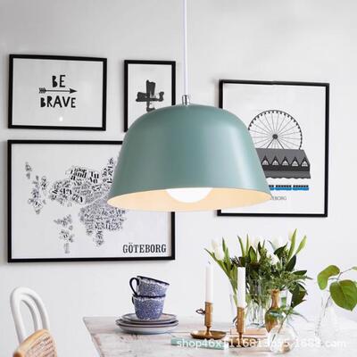 北欧餐灯餐桌餐厅灯丹麦Levitate设计感饭厅吧台书房圆形绿色吊灯