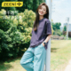 ZEENI t恤女徒步健身运动登山服 山系吸湿速干衣哈苏线机能风短袖