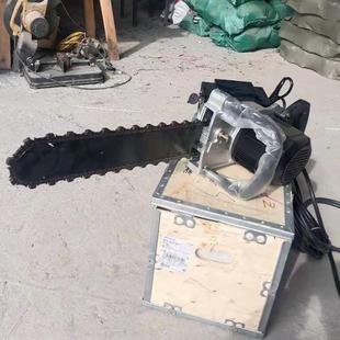 220V电动金刚石链锯切割混凝土石材砖墙链条锯3kw切35 60公分