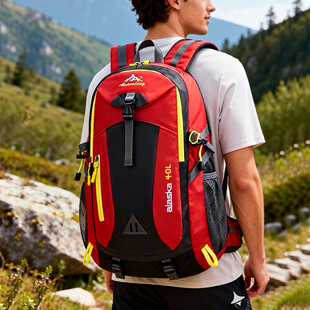 丽兰妮（箱包）户外登山包男女大容量旅游旅行背包40L运动双肩包