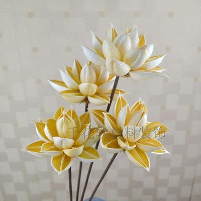 仿真干花荷花客厅装饰花仿真装饰花莲花莲蓬软装