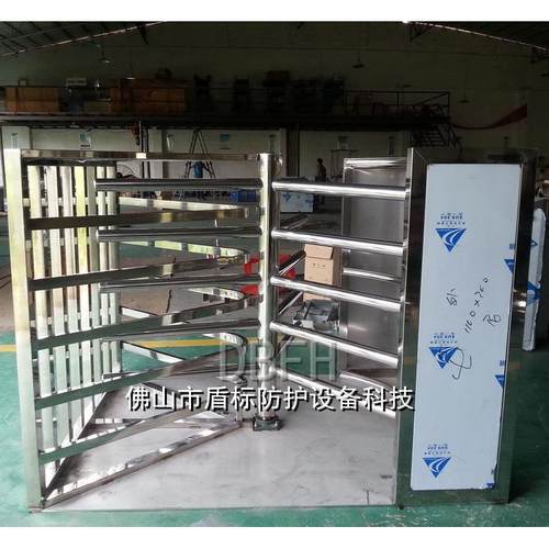 防尾随转闸单向通道 车站手动旋转半高不锈钢闸门 逆向不可通行门